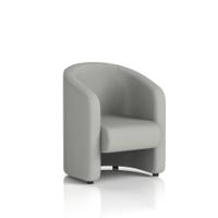 Lamport Armchair With Black feet In Sumi Fabric - Tokyo