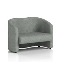 Lamport Sofa 2 Seater With Black Feet In Rivet Fabric - Prime