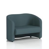 Lamport Sofa 2 Seater With Black Feet In X2 Fabric - Polygon