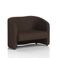 Lamport Sofa 2 Seater With Black Feet In Synergy Fabric - Wed