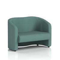 Lamport Sofa 2 Seater With Black Feet In Sumi Fabric - Handa
