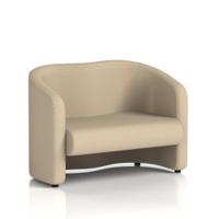 Lamport Sofa 2 Seater With Black Feet In Yoredale Fabric - Gordale