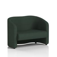 Lamport Sofa 2 Seater With Black Feet In Yoredale Fabric - Ingleton