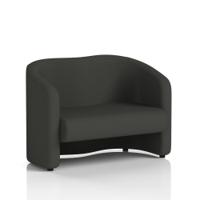 Lamport Sofa 2 Seater With Black Feet In Yoredale Fabric - Leyburn