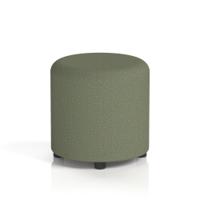 Harlestone Small Round Stool In Main Line Flax Fabric - Monument Body And Top