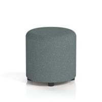 Harlestone Small Round Stool In Main Line Flax Fabric - Westminster Body And Top