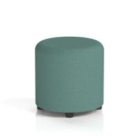 Harlestone Small Round Stool In Sumi Fabric - Handa Body And Top