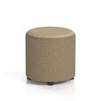 Harlestone Small Round Stool In Main Line Flax Fabric - Bank Body Upminster Top