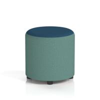 Harlestone Small Round Stool In Sumi Fabric - Handa Body Uto Top