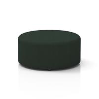 Harlestone Large Round Stool In Yoredale Fabric - Ingleton Body And Top