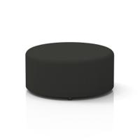 Harlestone Large Round Stool In Yoredale Fabric - Leyburn Body And Top