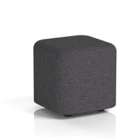 Harlestone Small Square Stool In X2 Fabric - Arithmetic Body And Top