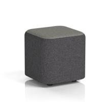 Harlestone Small Square Stool In X2 Fabric - Arithmetic Body Number Top