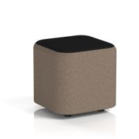 Harlestone Small Square Stool In X2 Fabric - Theory Body Diameter Top