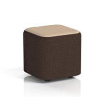 Harlestone Small Square Stool In Synergy Fabric - Wed Body Affix Top