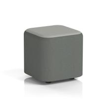 Harlestone Small Square Stool In Sumi Fabric - Kobe Body Tokyo Top