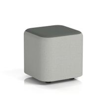Harlestone Small Square Stool In Sumi Fabric - Tokyo Body Kobe Top