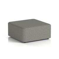 Harlestone Large Square Stool In X2 Fabric - Number Body And Top