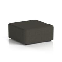 Harlestone Large Square Stool In Main Line Flax Fabric - Temple Body And Top