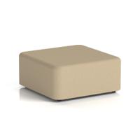 Harlestone Large Square Stool In Main Line Flax Fabric - Upminster Body And Top
