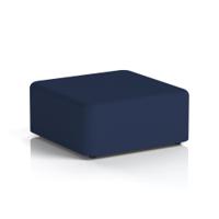 Harlestone Large Square Stool In Synergy Fabric - Alike Body And Top