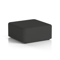 Harlestone Large Square Stool In Synergy Fabric - Mix Body And Top