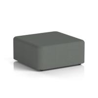 Harlestone Large Square Stool In Sumi Fabric - Kobe Body And Top