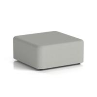 Harlestone Large Square Stool In Sumi Fabric - Tokyo Body And Top