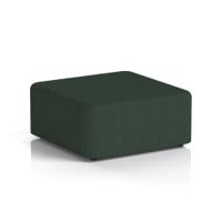 Harlestone Large Square Stool In Yoredale Fabric - Ingleton Body And Top
