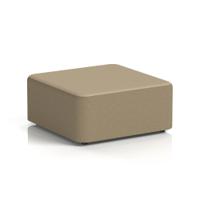 Harlestone Large Square Stool In Main Line Flax Fabric - Bank Body Upminster Top