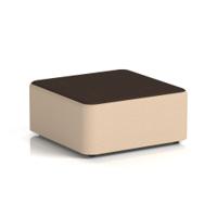 Harlestone Large Square Stool In Synergy Fabric - Affix Body Wed Top