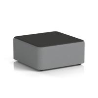 Harlestone Large Square Stool In Synergy Fabric - Partner Body Mix Top