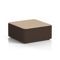 Harlestone Large Square Stool In Synergy Fabric - Wed Body Affix Top