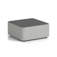 Harlestone Large Square Stool In Sumi Fabric - Tokyo Body Kobe Top