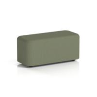 Harlestone Small Rectangular Stool In Main Line Flax Fabric - Monument Body And Top