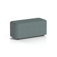 Harlestone Small Rectangular Stool In Main Line Flax Fabric - Westminster Body And Top