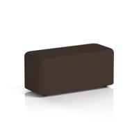 Harlestone Small Rectangular Stool In Synergy Fabric - Wed Body And Top