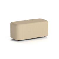 Harlestone Small Rectangular Stool In Yoredale Fabric - Gordale Body And Top