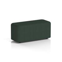 Harlestone Small Rectangular Stool In Yoredale Fabric - Ingleton Body And Top