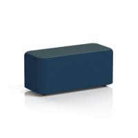 Harlestone Small Rectangular Stool In X2 Fabric - Calculus Body Polygon Top