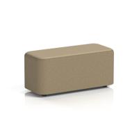 Harlestone Small Rectangular Stool In Main Line Flax Fabric - Bank Body Upminster Top