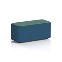Harlestone Small Rectangular Stool In Sumi Fabric - Uto Body Handa Top