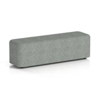 Harlestone Large Rectangular Stool In Rivet Fabric - Prime Body And Top