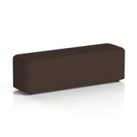 Harlestone Large Rectangular Stool In Synergy Fabric - Wed Body And Top