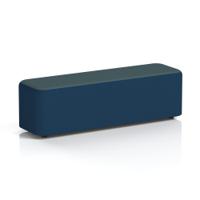 Harlestone Large Rectangular Stool In X2 Fabric - Calculus Body Polygon Top