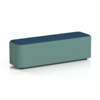 Harlestone Large Rectangular Stool In Sumi Fabric - Handa Body Uto Top
