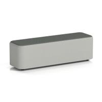 Harlestone Large Rectangular Stool In Sumi Fabric - Tokyo Body Kobe Top