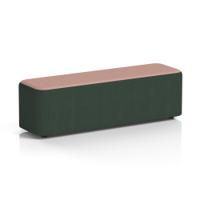 Harlestone Large Rectangular Stool In Yoredale Fabric - Ingleton Body Kidstone Top