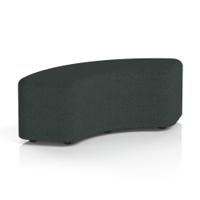 Harlestone 90 Degree Stool In Rivet Fabric - Charcoal Body And Top