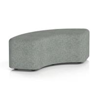 Harlestone 90 Degree Stool In Rivet Fabric - Prime Body And Top